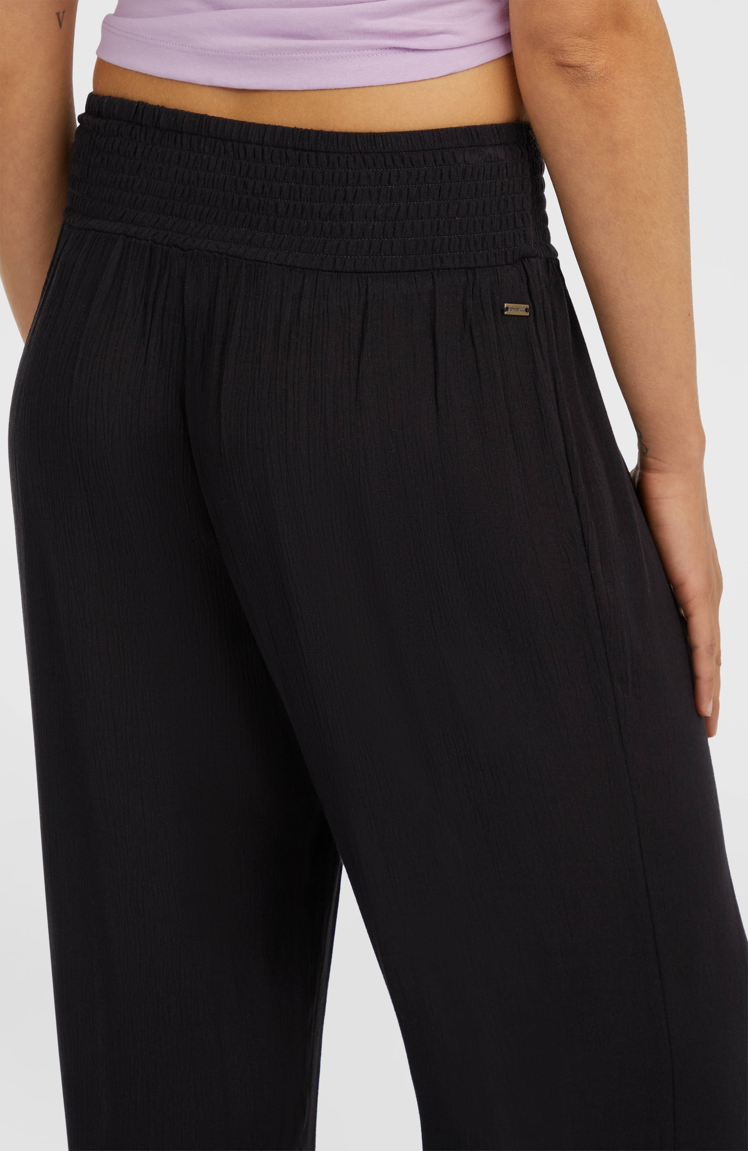 Johnny broek met gesmokte taille