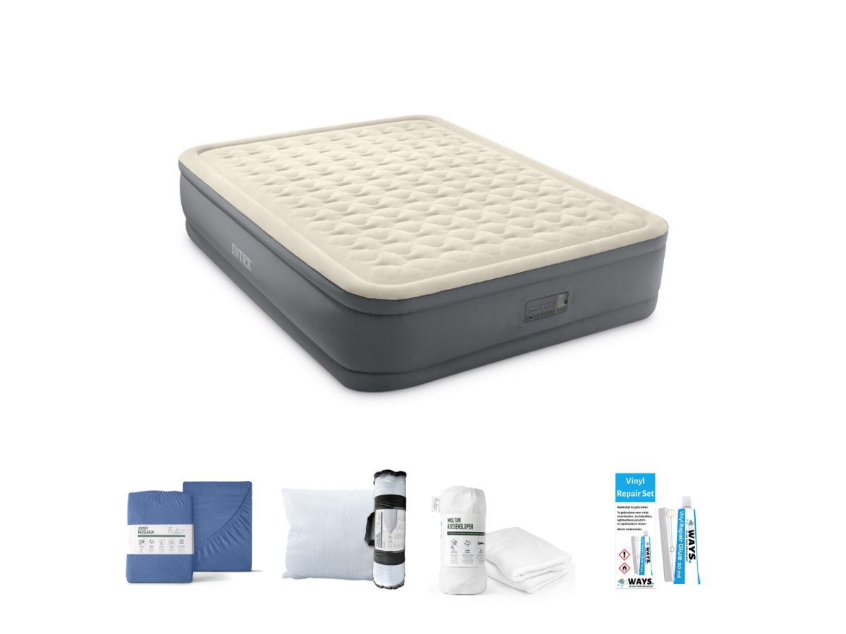 Intex PremAire II 203 x 152 cm Luchtbedset - 5-delig