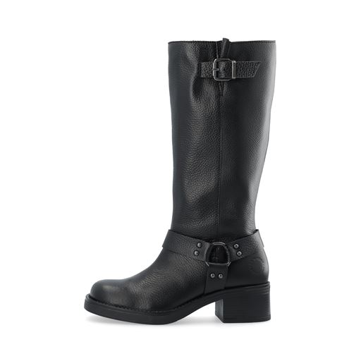 Ca'shott Casrikke Tall Biker Støvler, Black, 40