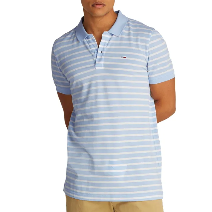 Tommy Hilfiger Slim Placket Flag Polo Heren