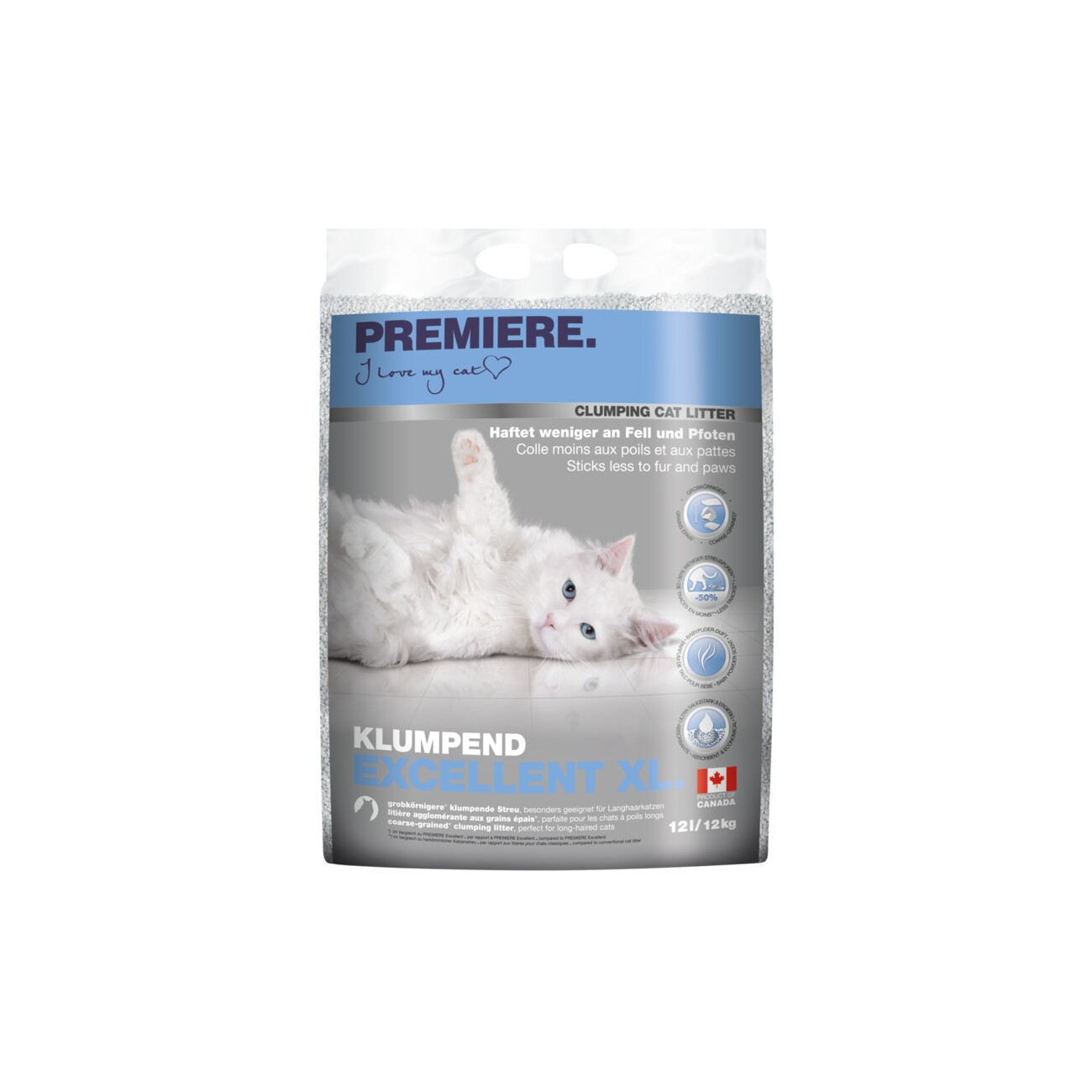PREMIERE Excellent XL Klumpstreu 12 kg