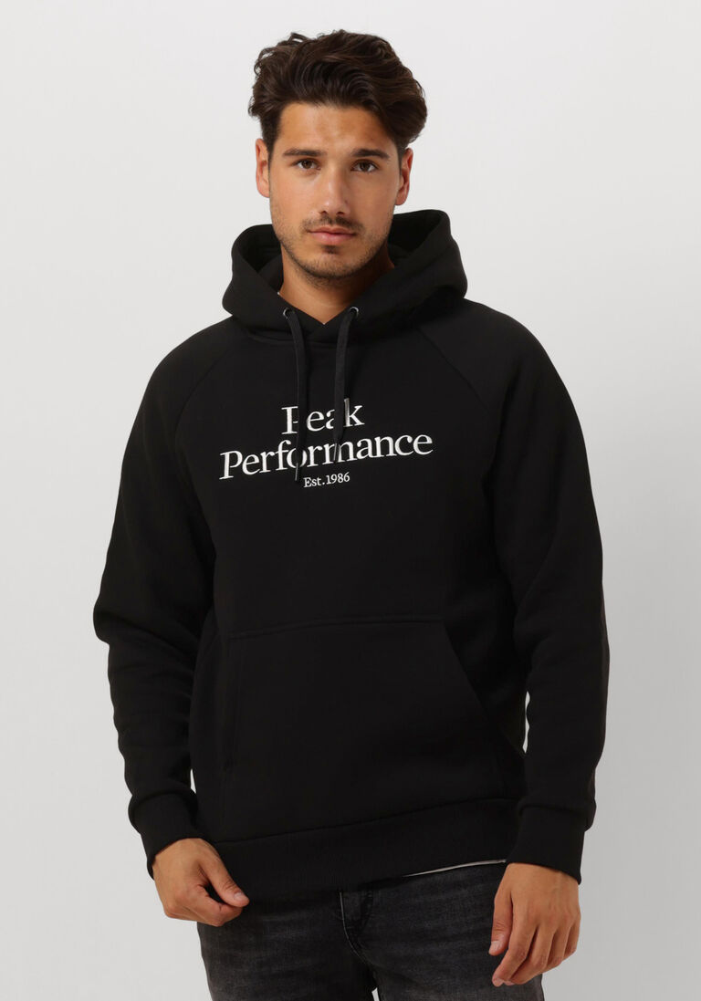 PEAK PERFORMANCE zwarte peak performance sweater m original hood