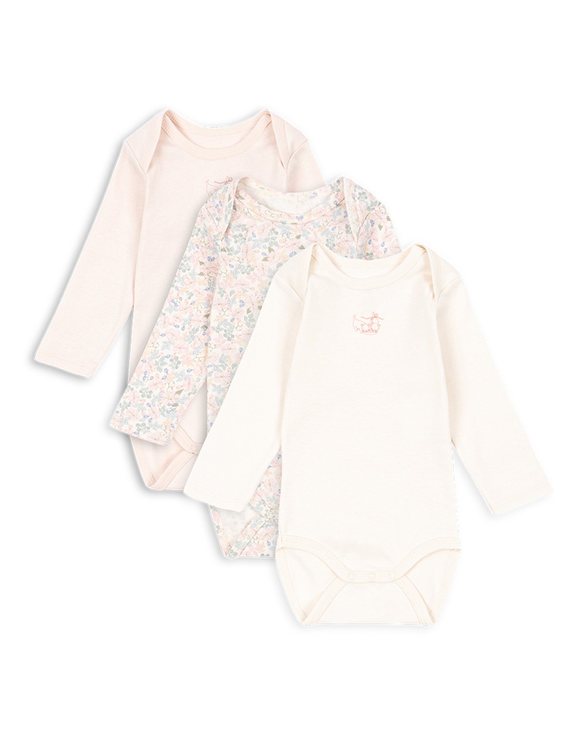 3pk. Body m/ Konvolutt Hals – 100% Øko Bomull | Fio Body – Gavepakke