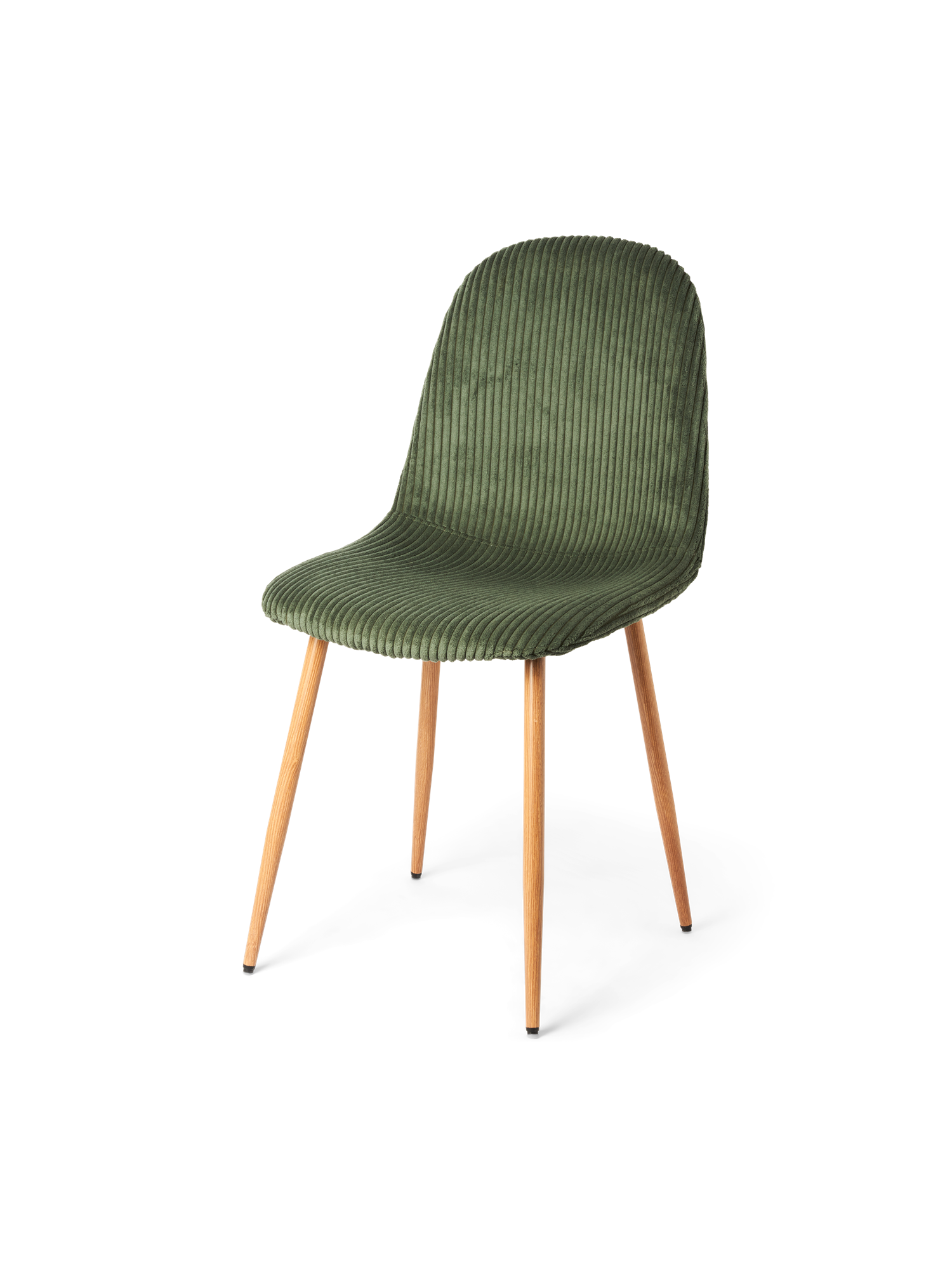 Fløjlsstol | 44,5 x 40,5 x 89 cm. | Green