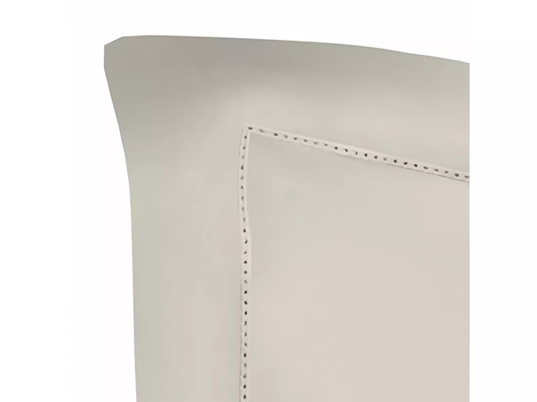 Taie d'oreiller en coton 63x63 cm PERCALE ecru, par Soleil d'ocre