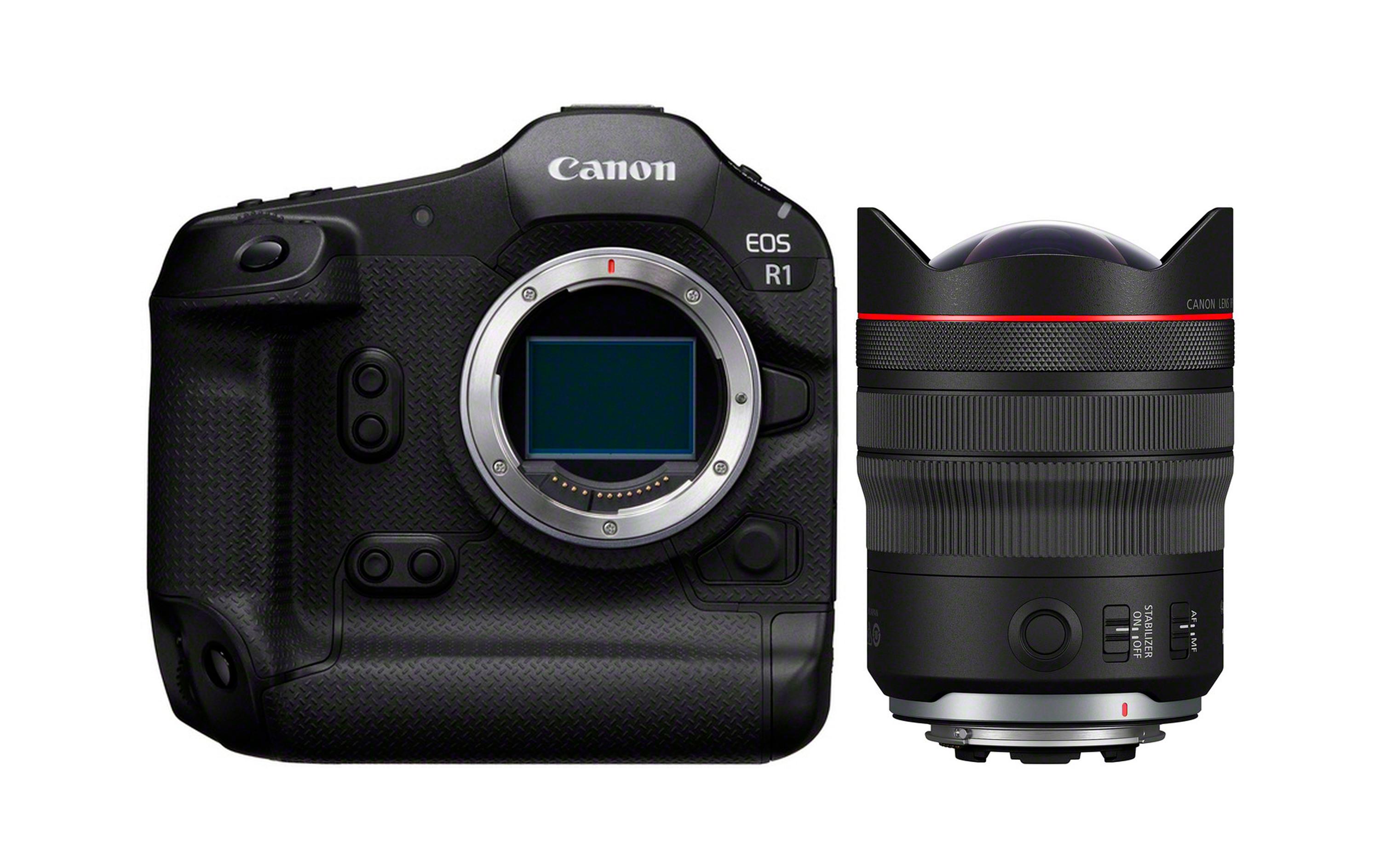 Fotokamera EOS R1 Kit RF 10-20mm F/4.0L IS STM<br>Leistungsstarke Kamera, geeignet für Sport-, Nachrichten- und Action-Aufnahmen inklusive Objektiv