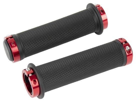 Poignées Positon One BMX 130mm Noir/Rouge