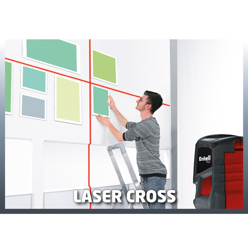 Einhell TC-LL 2 kruislijnlaser Rood