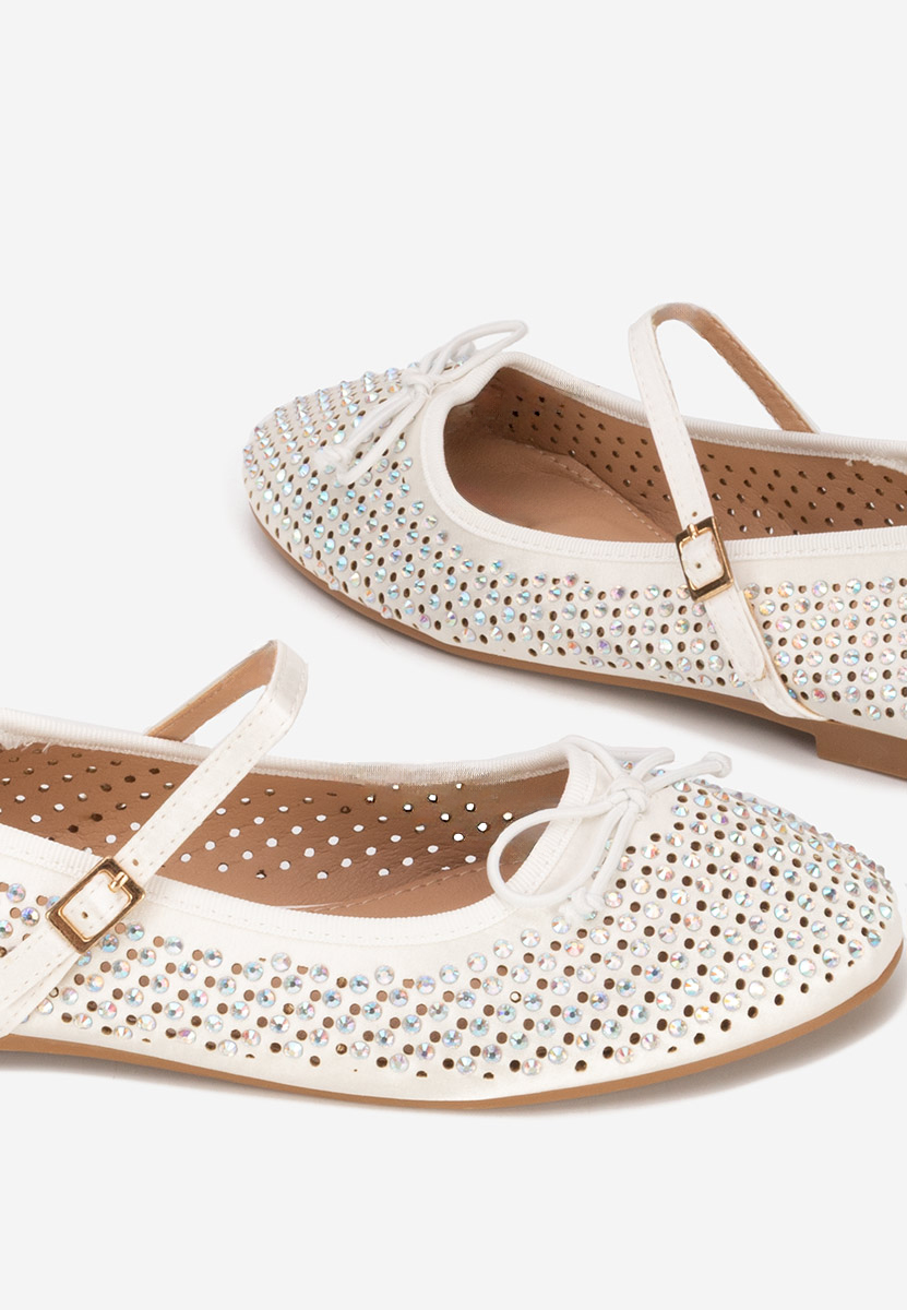 Ballerines femme blancs Azaleia