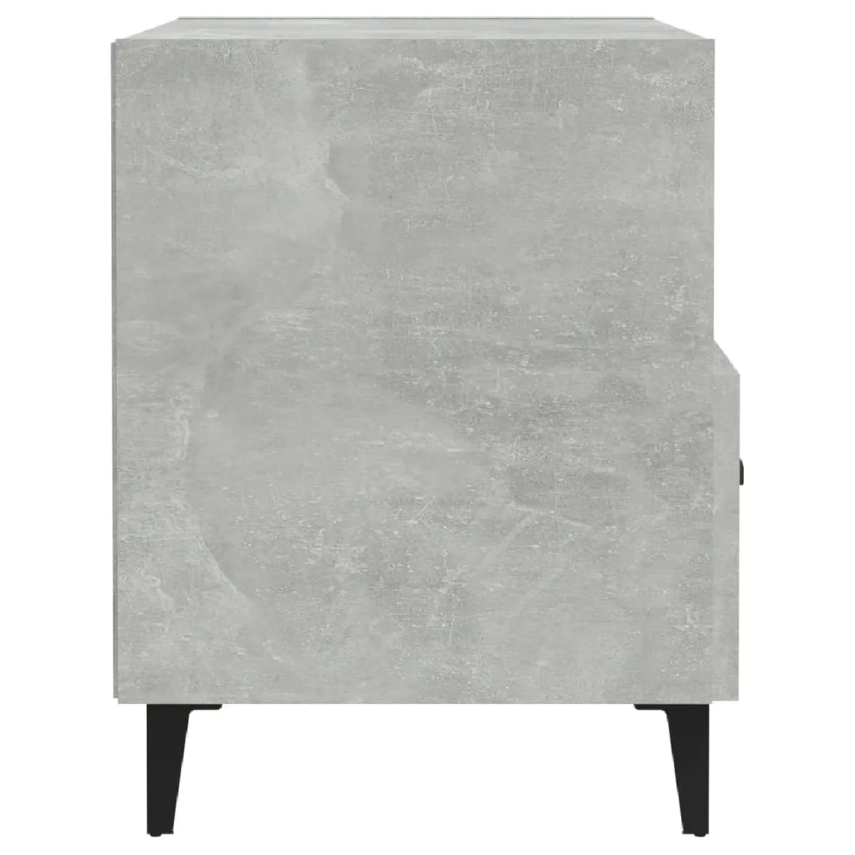 VIDAXL Table de chevet - Gris béton
