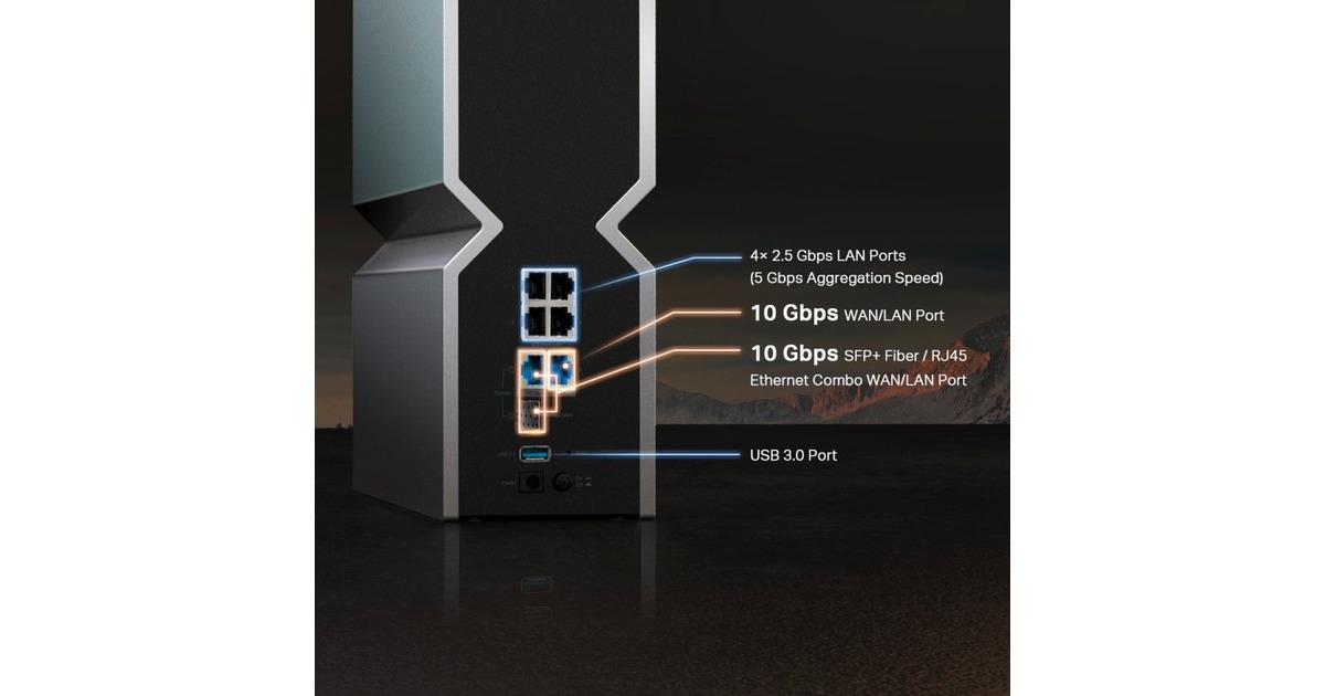 TP-LinkArcher BE800 BE19000 tri-band wifi 7 mesh router