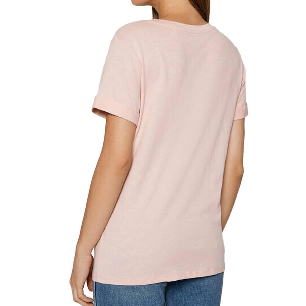 Guess T-shirt Rose Femme Guess R8G01