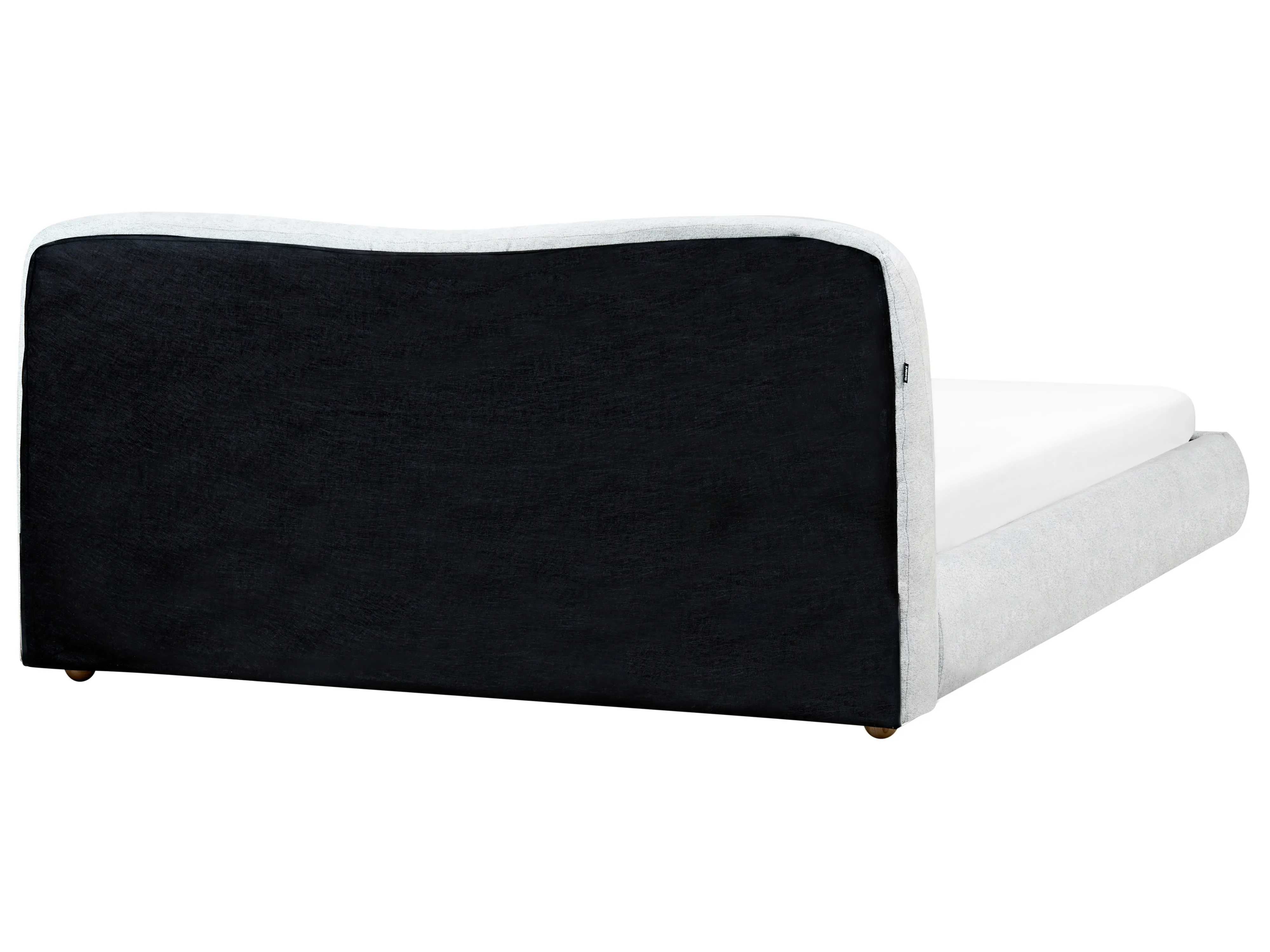 Bed met opbergruimte Stof BLAGNAC 180 x 200 cm Lichtgrijs