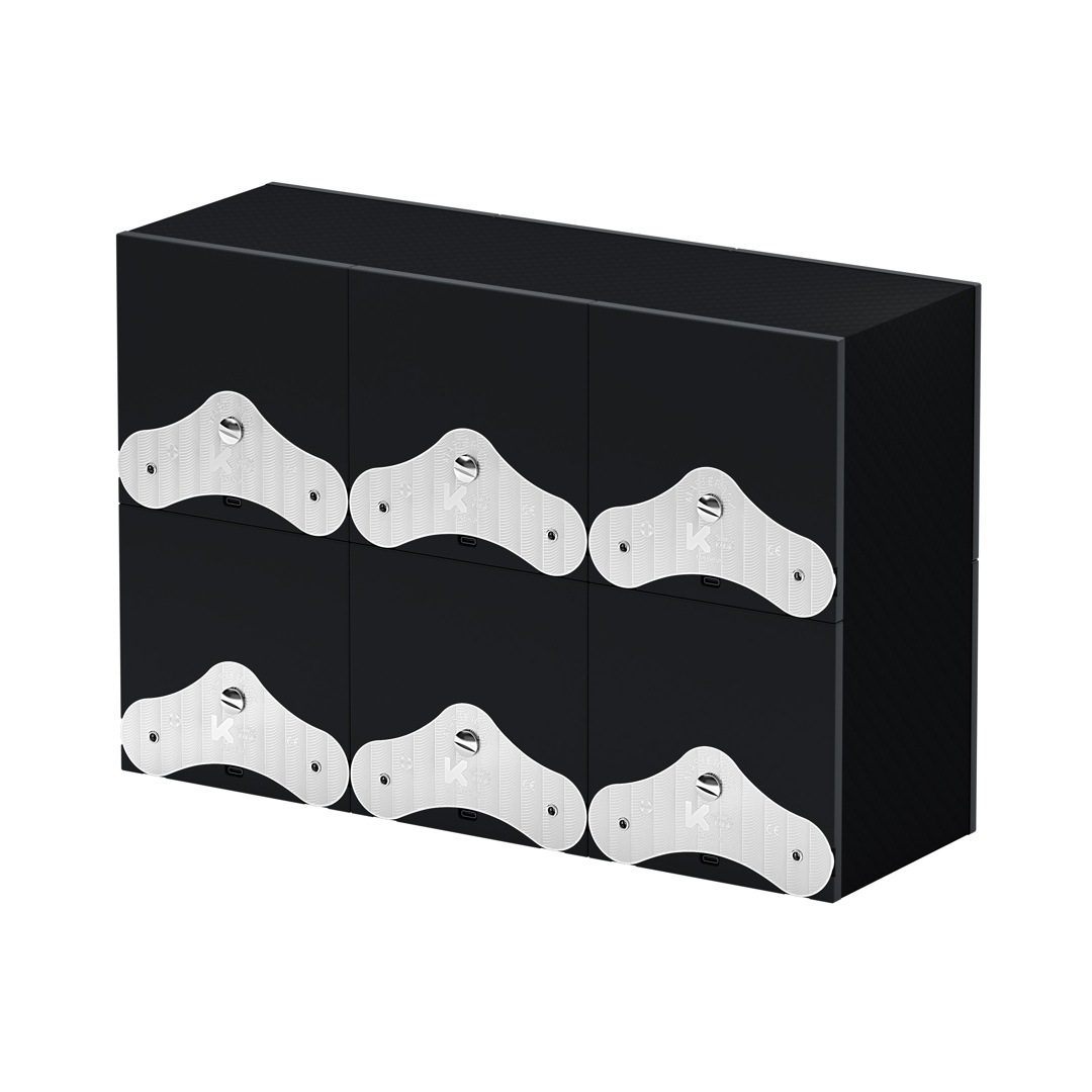 SwissKubik Masterbox Carbon - 6 Uhren
