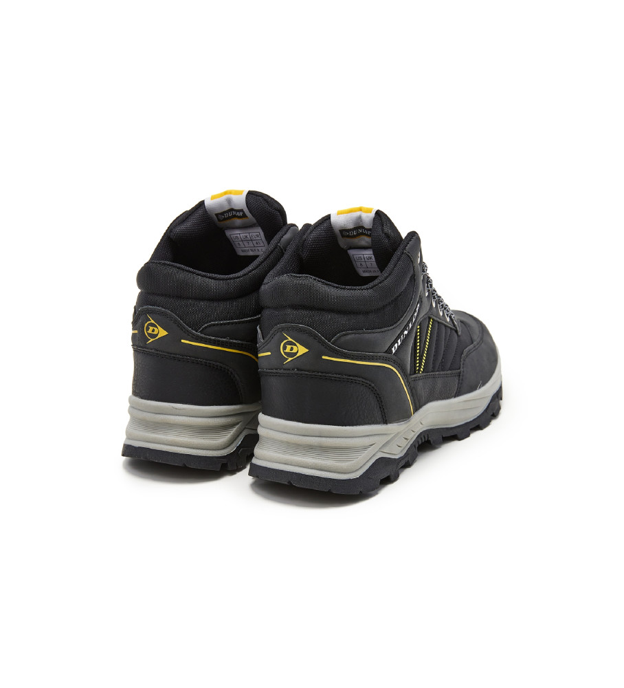 Tênis Dunlop estilo bota para atividades ao ar livre, preto