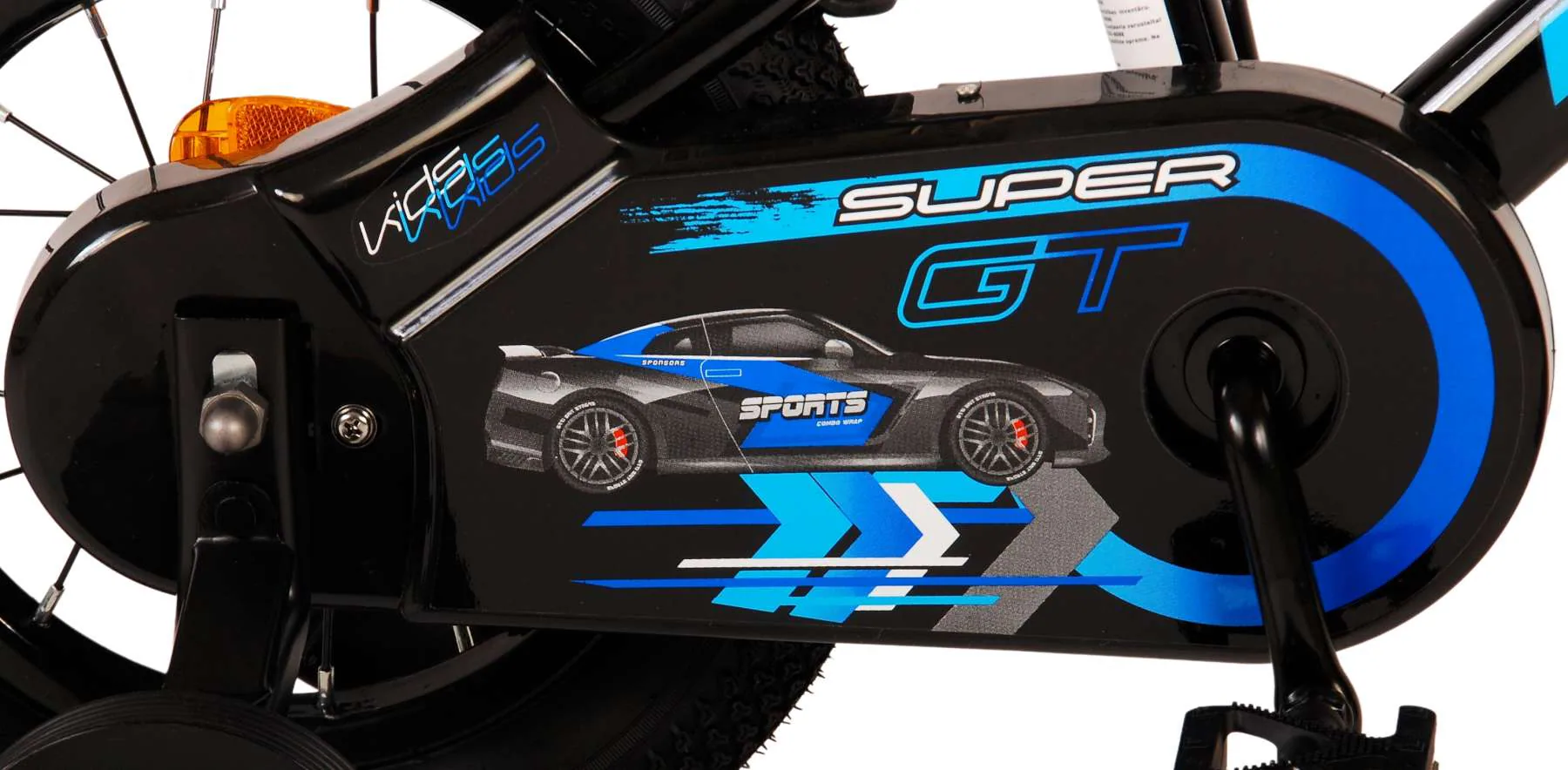 TPFSports Super GT Kinderfahrrad - Jungen - 12 Zoll - Rücktritt + Handbremse - Blau