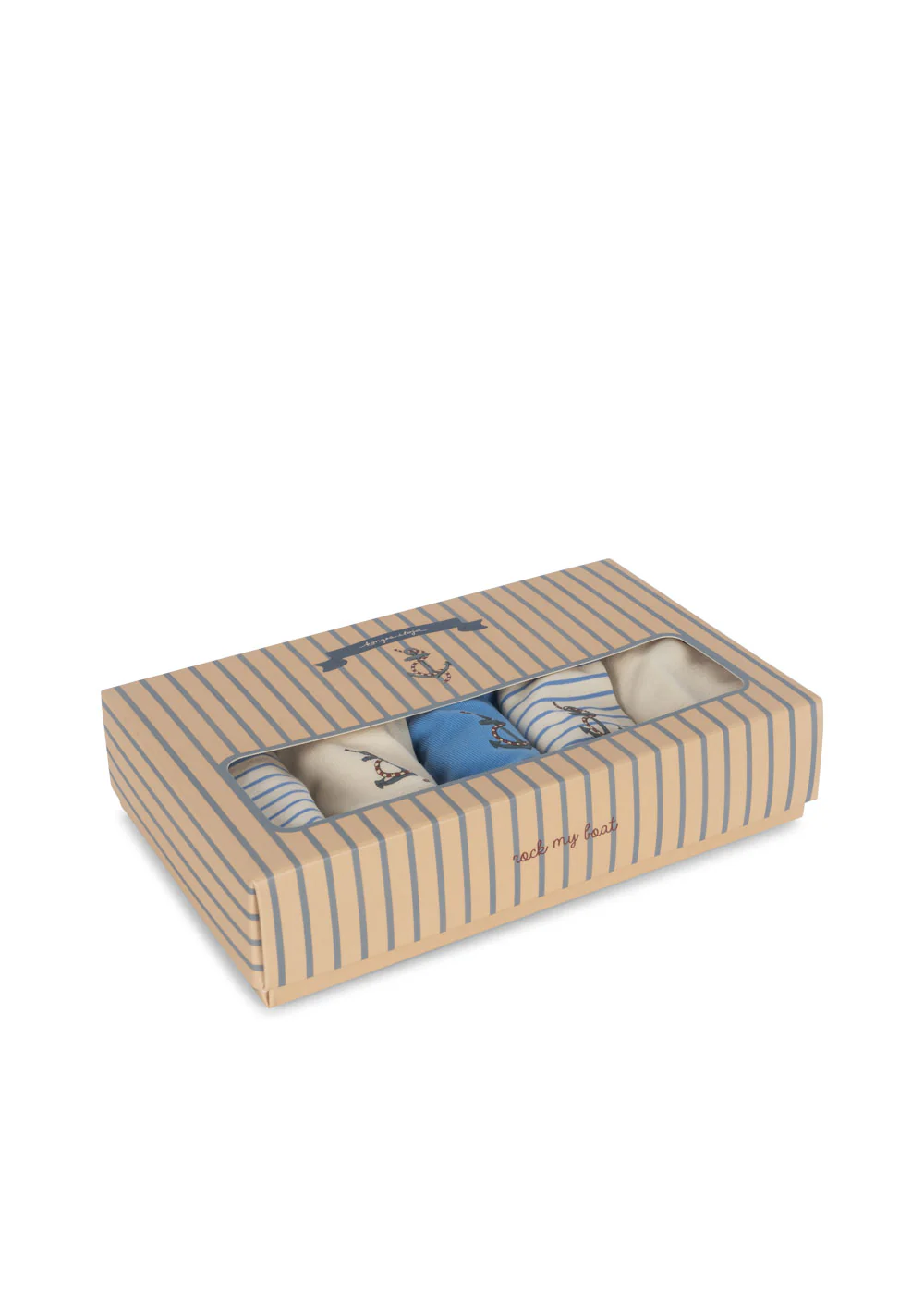 Basic 5 pak boxers - stripe provence mix - 2Y