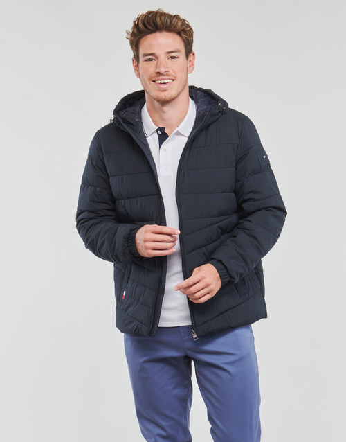 Tommy Hilfiger - BRANDED HOODED JACKET Marino