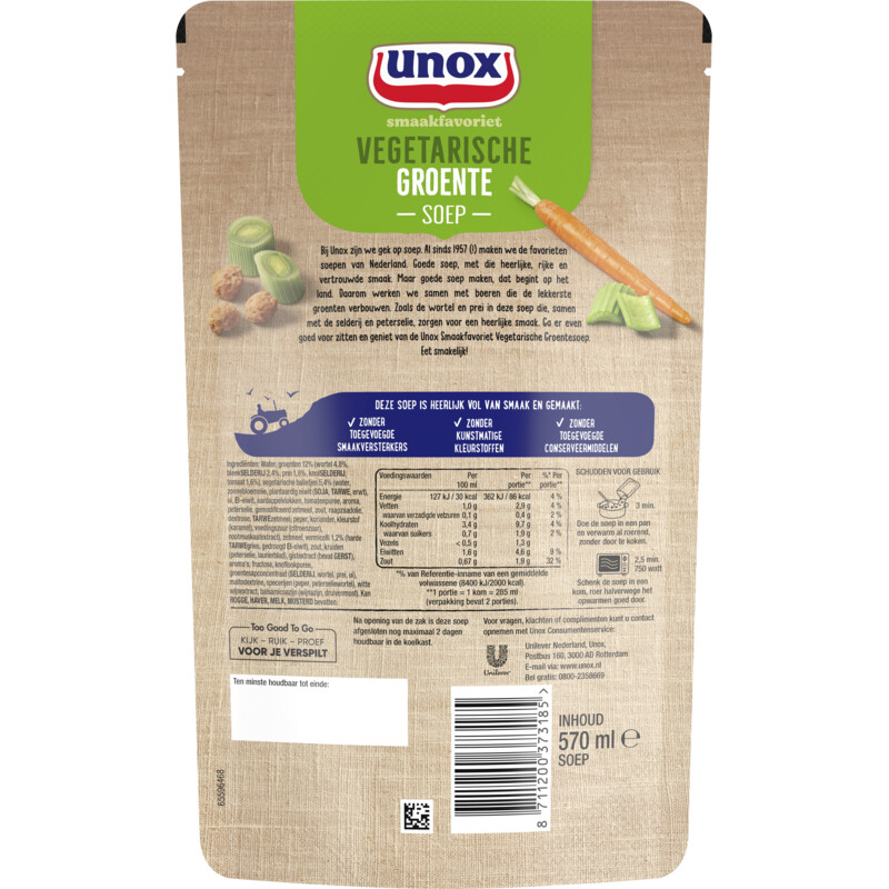Unox Vegetarische groentesoep
