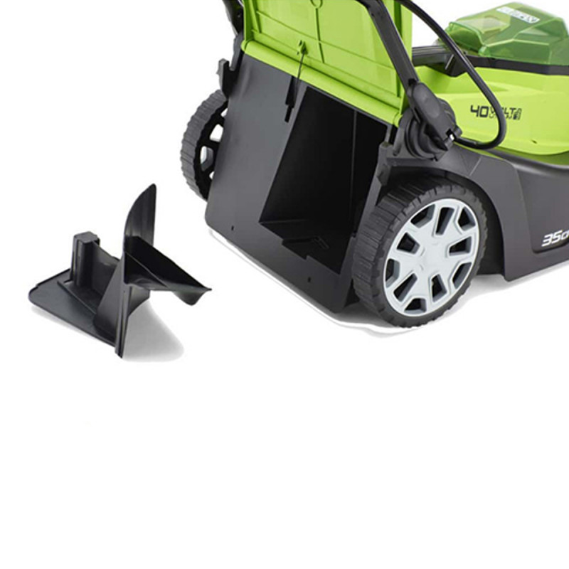 Tondeuse greenworks 40v - coupe de 35cm - 1 batterie 2,0ah - 1 chargeur - g40lm35k2