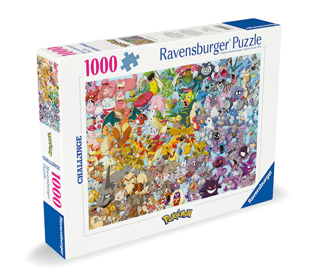 Puslespill Challenge Pokémon 1000 brikker, Ravensburger