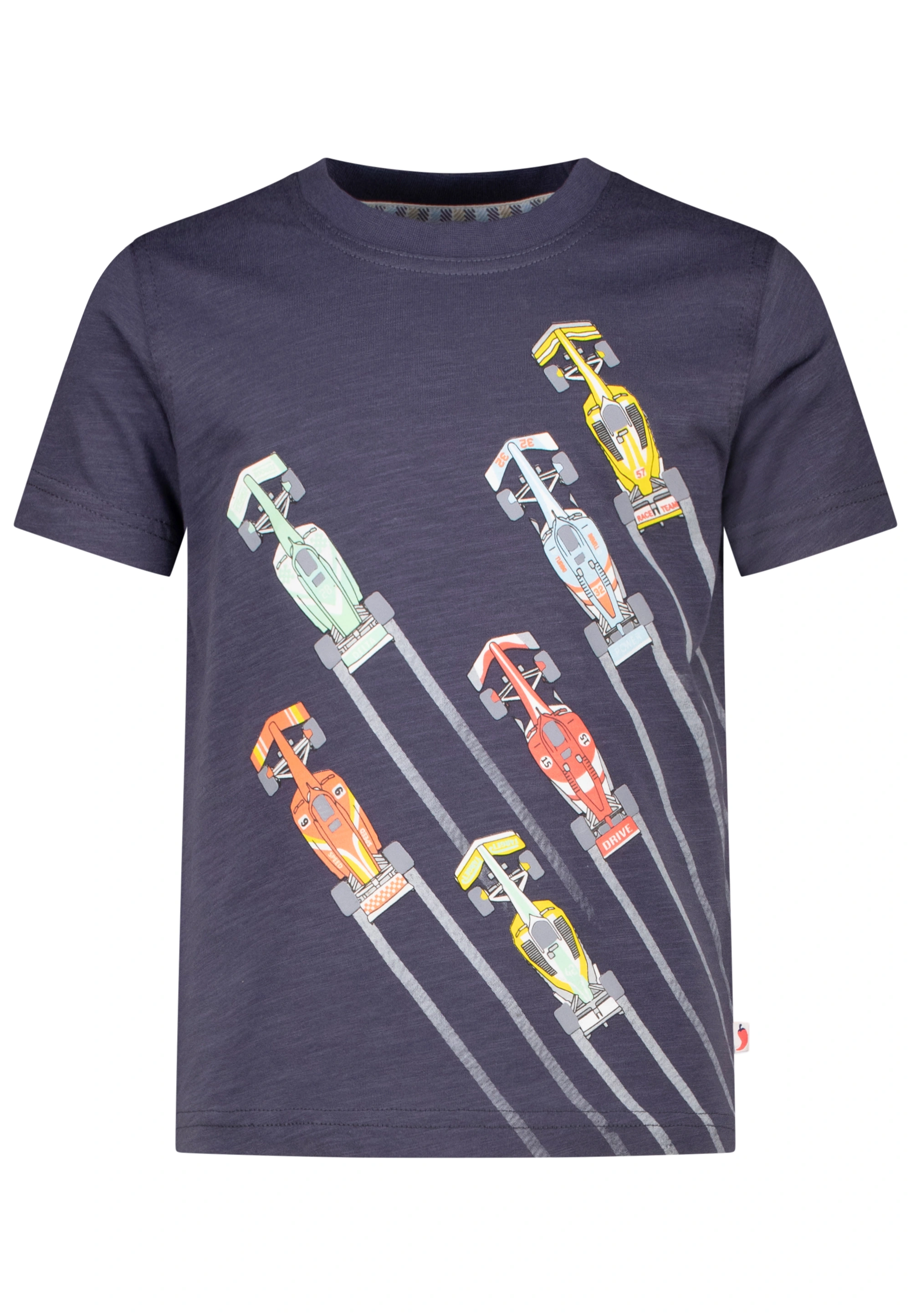 T-Shirt CAR RACE in steel grey