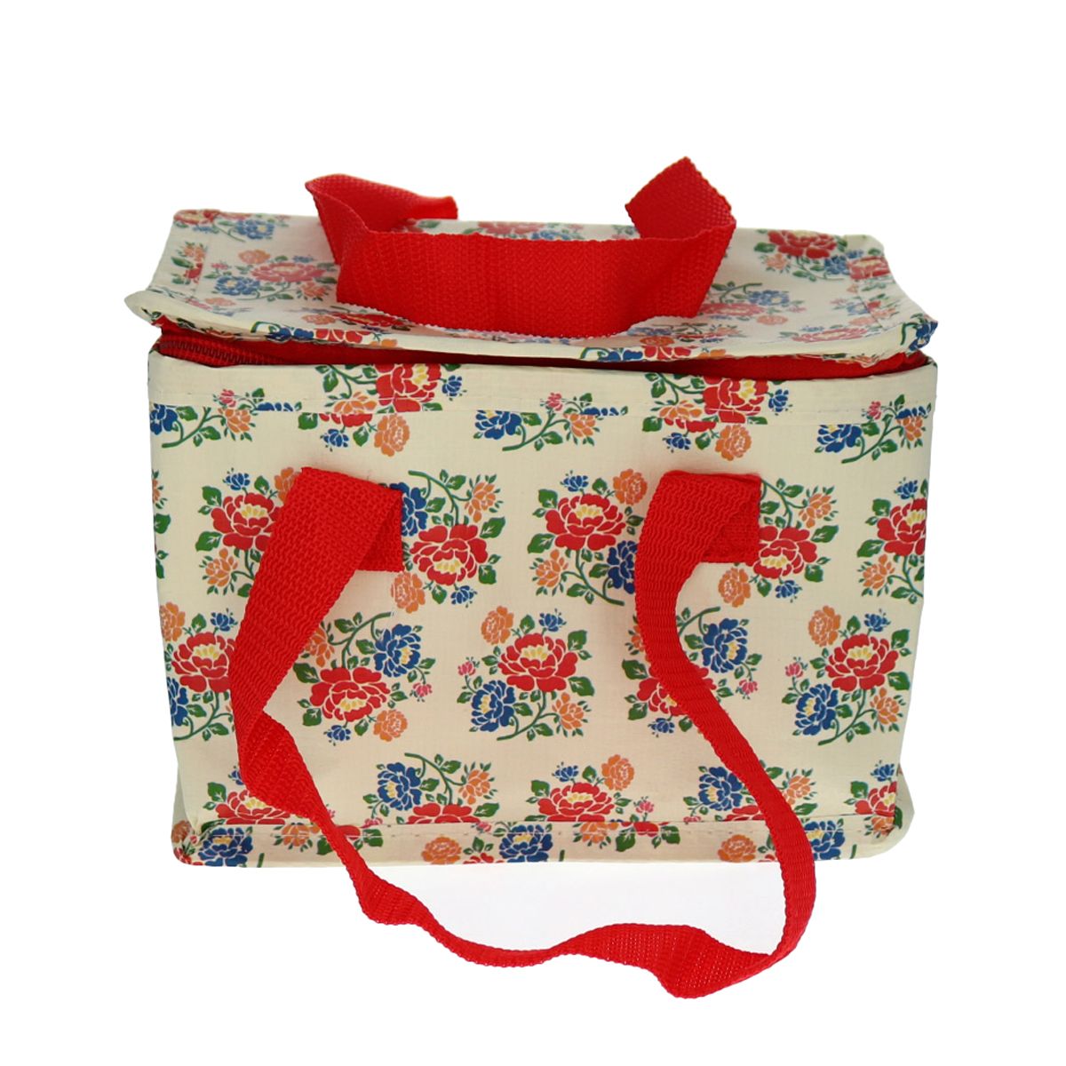 Lunch bag à fleurs polka folk Pause goûter