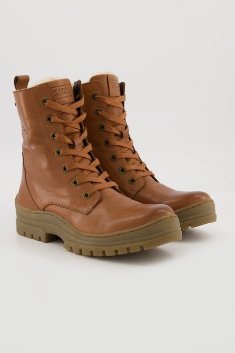 Lederboots, Camel Active, Webpelz-Futter, Komfortweite