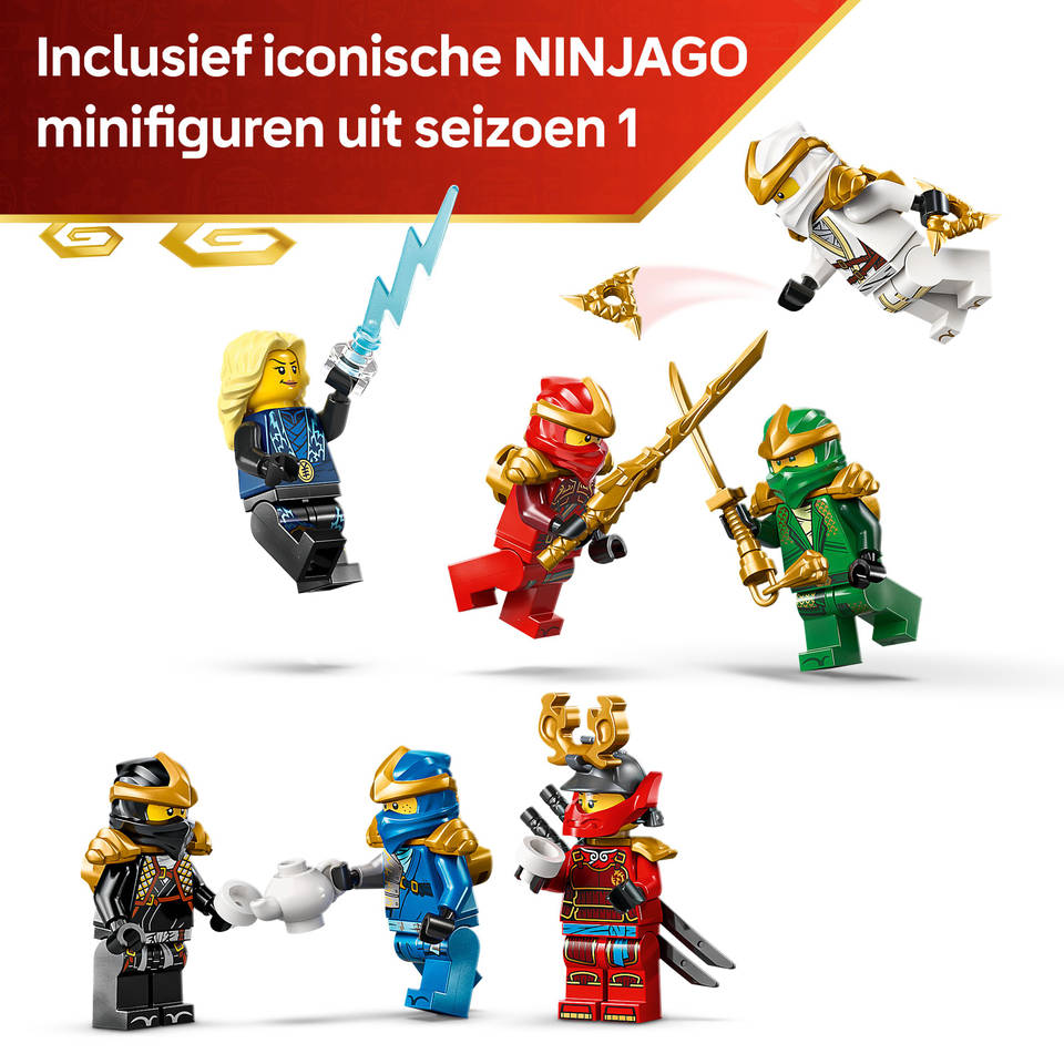 LEGO NINJAGO 15-jarig jubileum display met ninjapersonages 71866