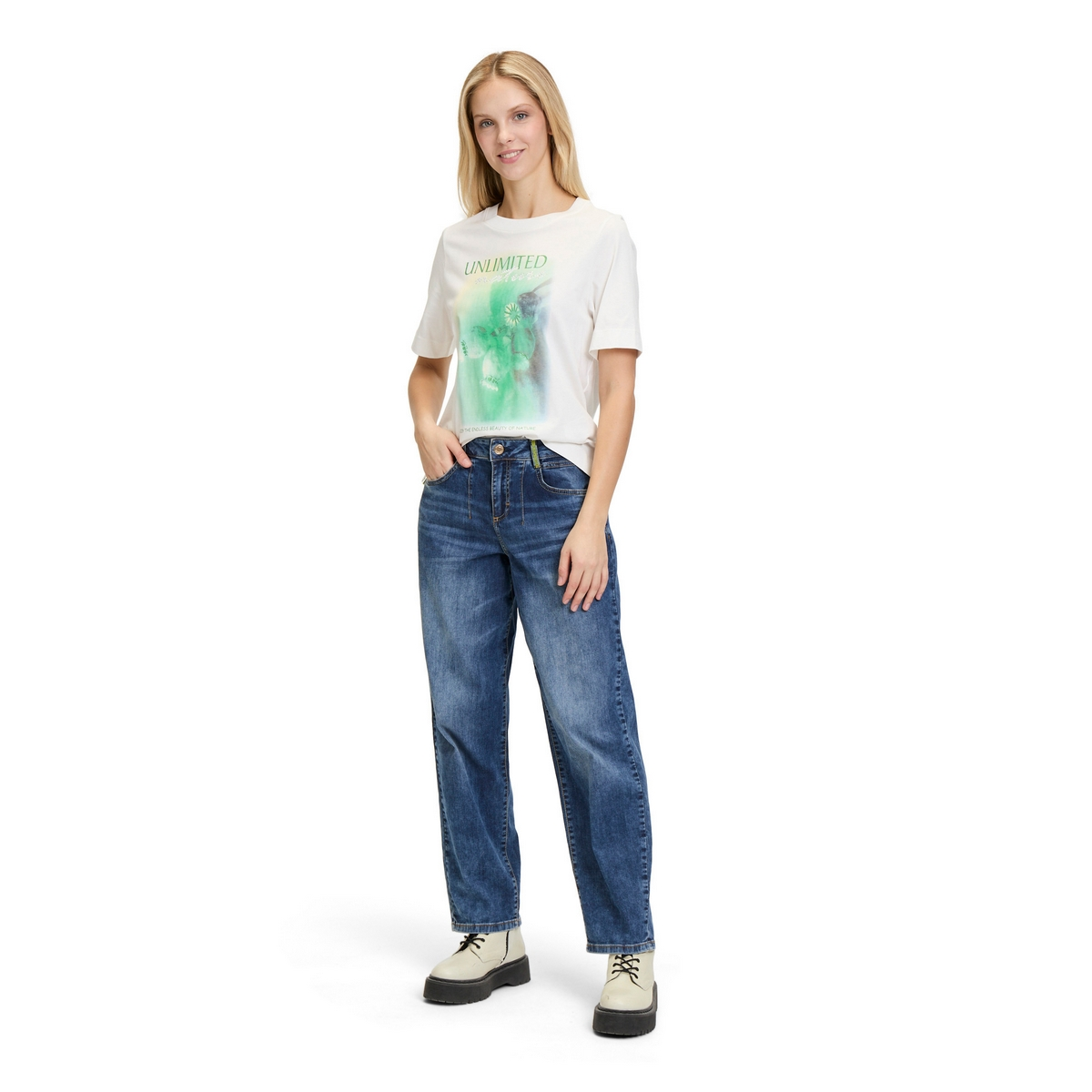 Dames Top Johanne print glitter