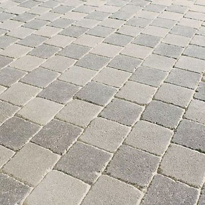 Pavé BLOOMA Antinéa ton pierre 13,3 x 13,3 cm, ép.5 cm