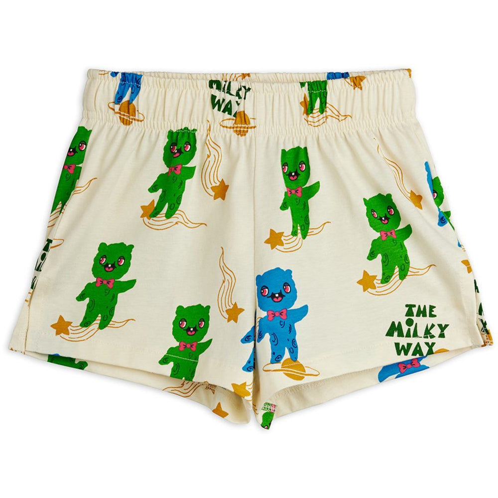 Køb Mini Rodini Off-white Aliens AOP Shorts