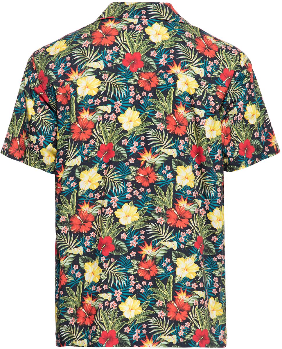 Chemise Tropical Hawaiian-style | King Kerosin Chemise manches courtes