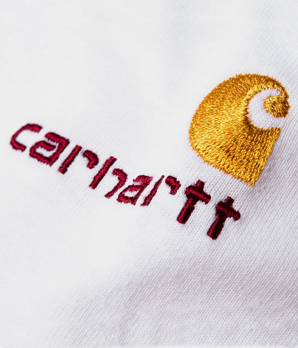 Carhartt WIP American Script Organic Longsleeve (white)