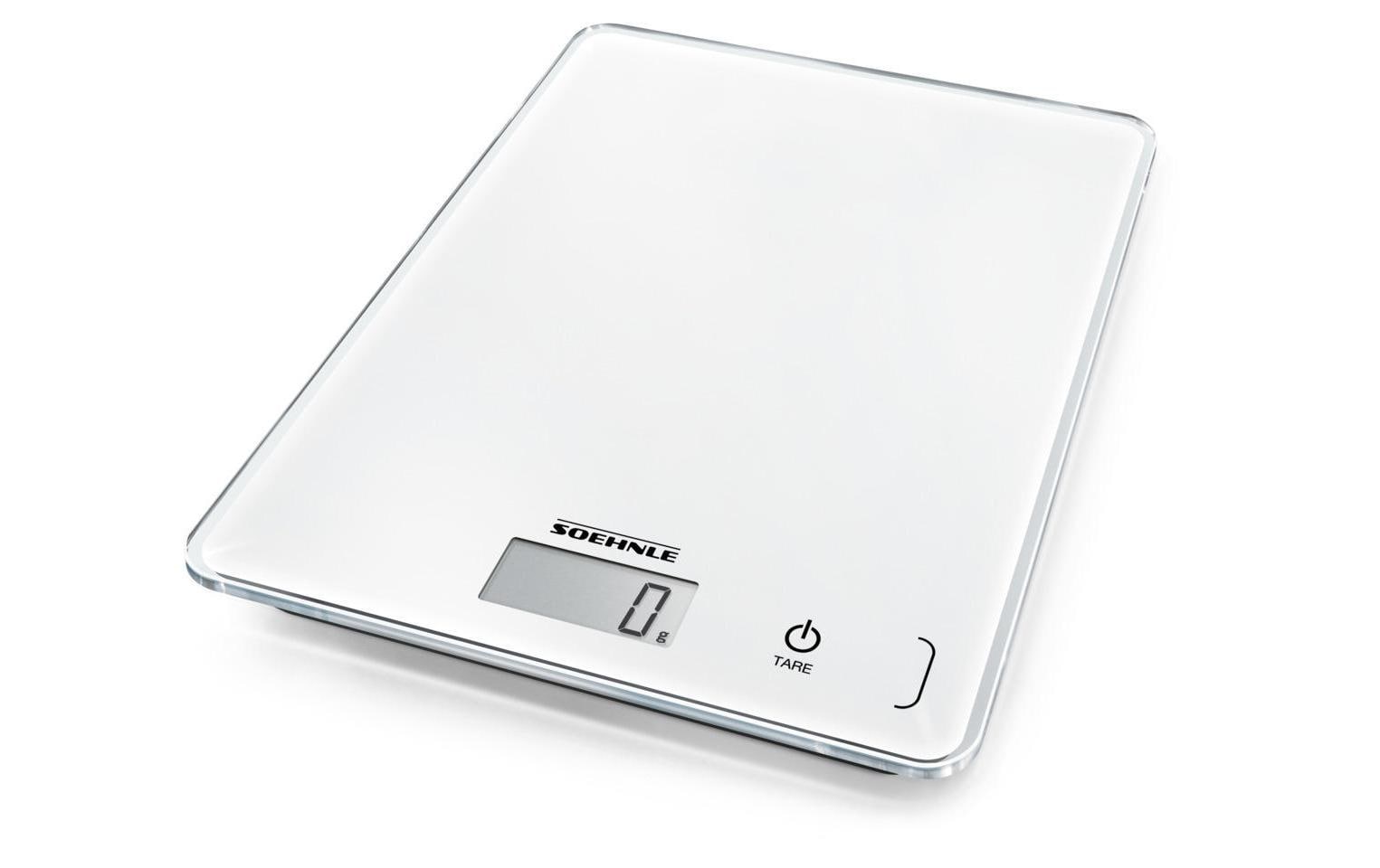 Küchenwaage Page Compact 300 WeissFlache Küchenwaage