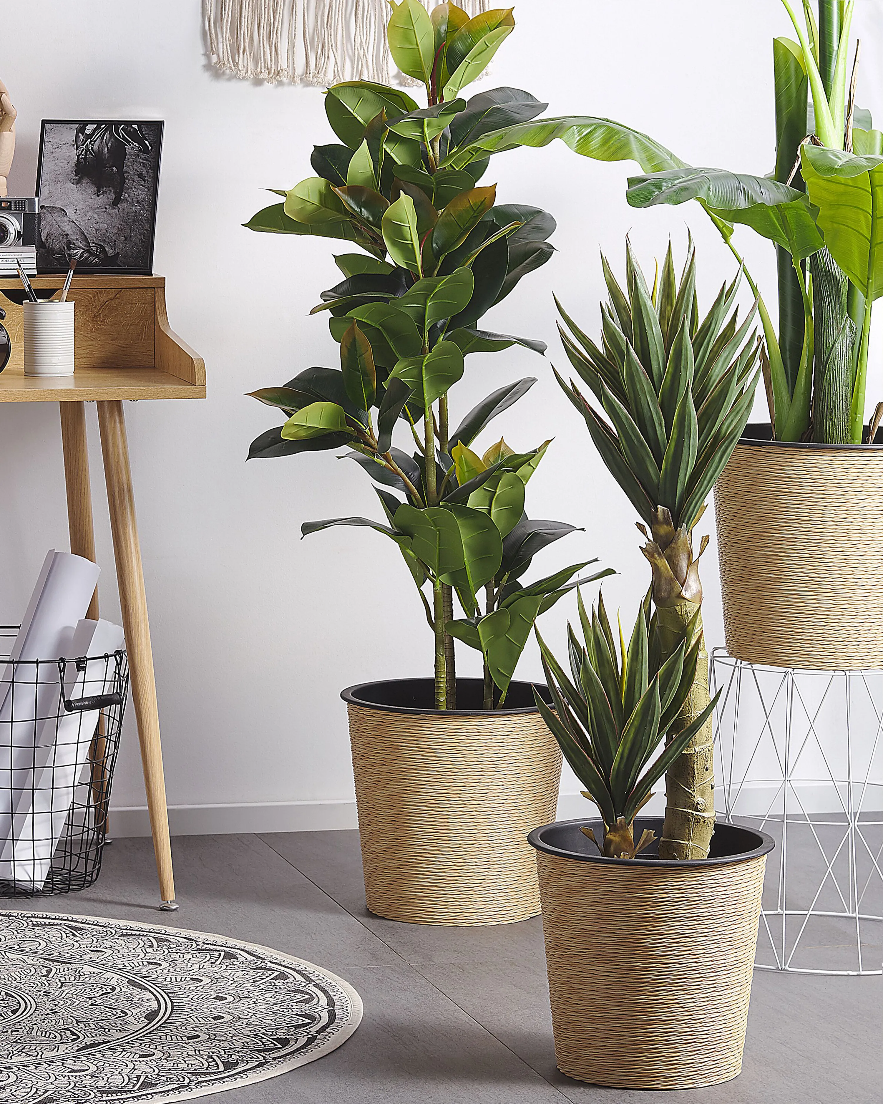 Kunstplant FICUS ELASTICA 134 cm Groen