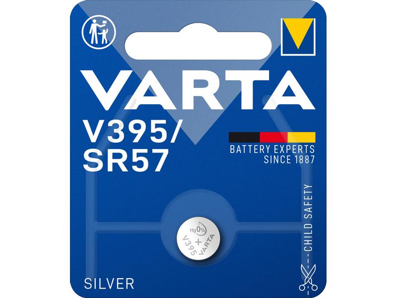Varta Knopfzelle V395 / SR57 , 1 Stück Knopfzelle V362