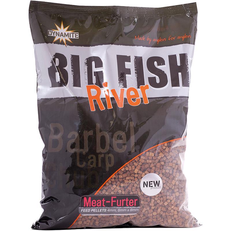 Amorce Dynamite Baits Big Fish River Feed Pellets Meat Furter