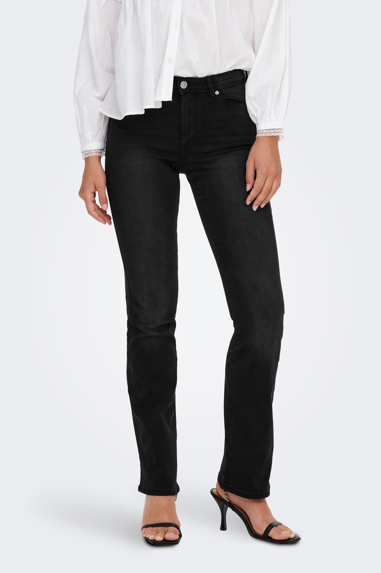 Calça jeans reta
