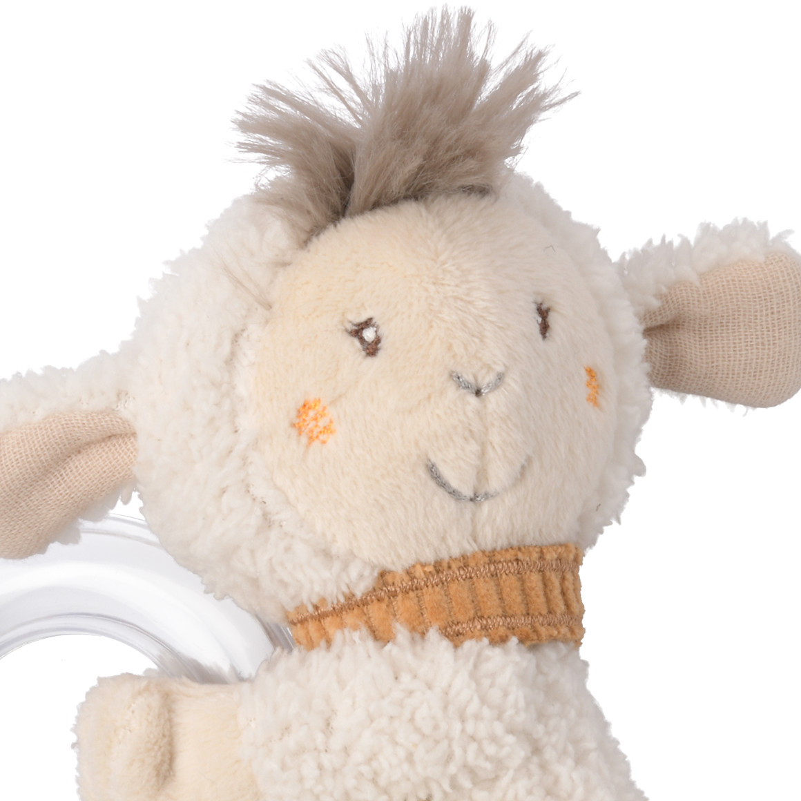 Topomini Baby Rassel-Greifling im Schaf-Design hellbeige