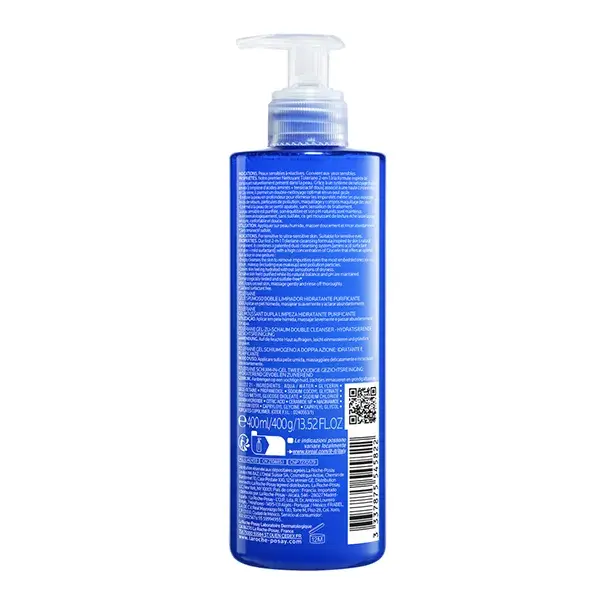 La Roche-Posay Toleriane Gel de Limpeza Facial Purificante e Suavizante 400ml