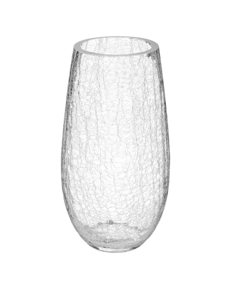 VASE BOMBE CRAQUELE D.14X27CM