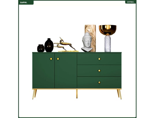OTITEC - Commode - h.85 x l.160 x p.40 cm - sapin
