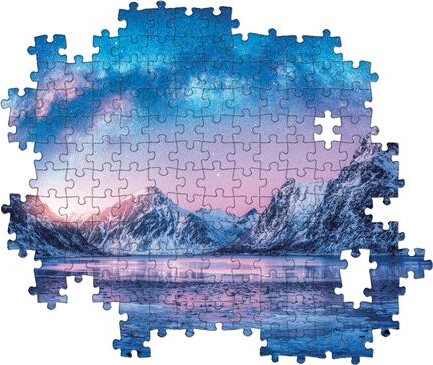 Clementoni Puslespil - Light Blue - Peace - 500 Brikker