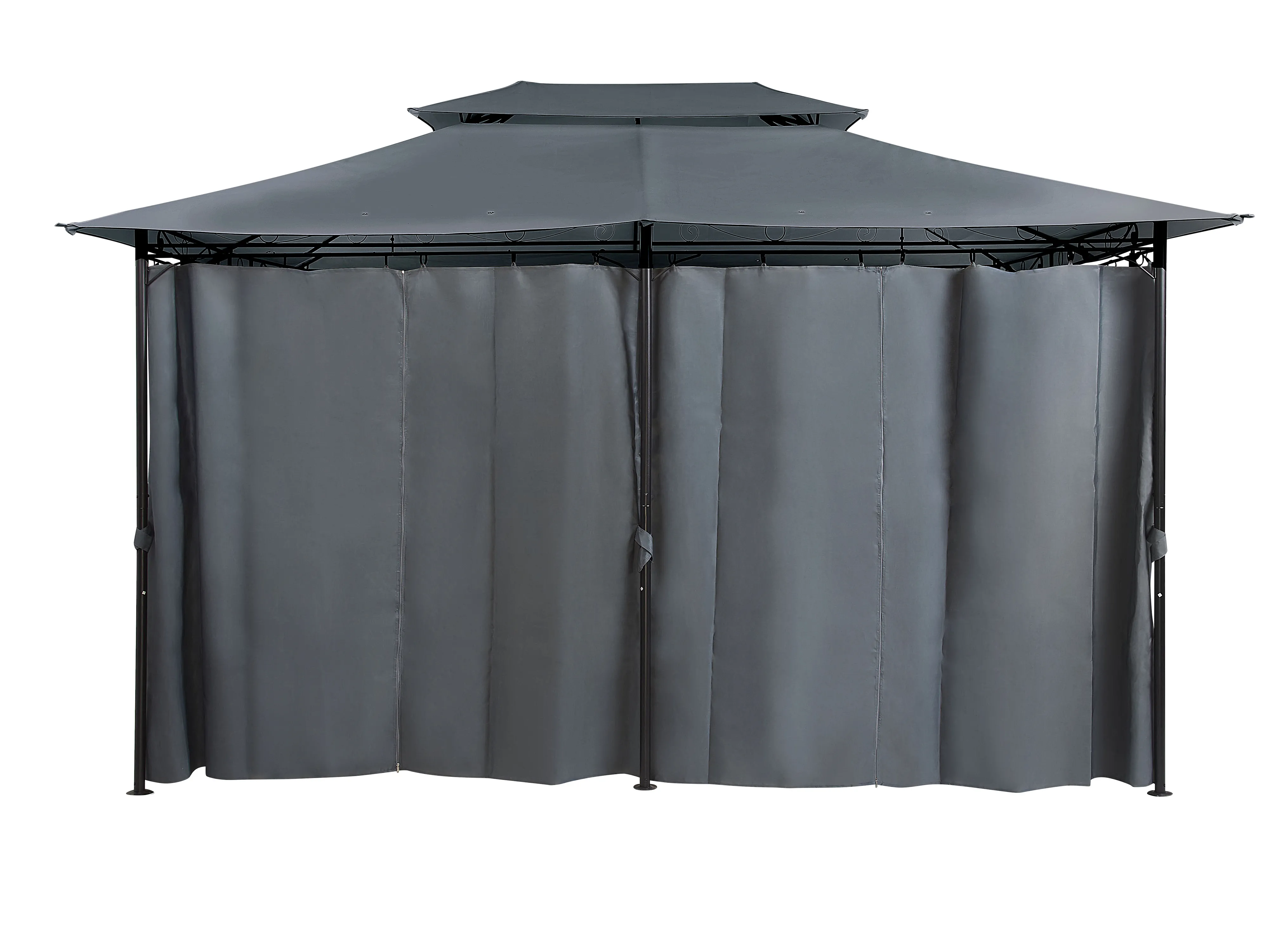 Paviljoen COLOS Metaal 400 cm 300 cm Grafietgrijs