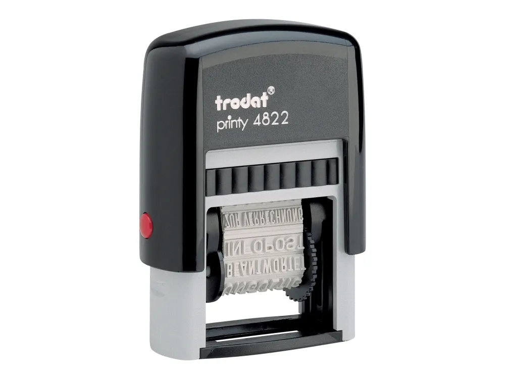 Stempel Printy 4822 m/12 standard tekster
