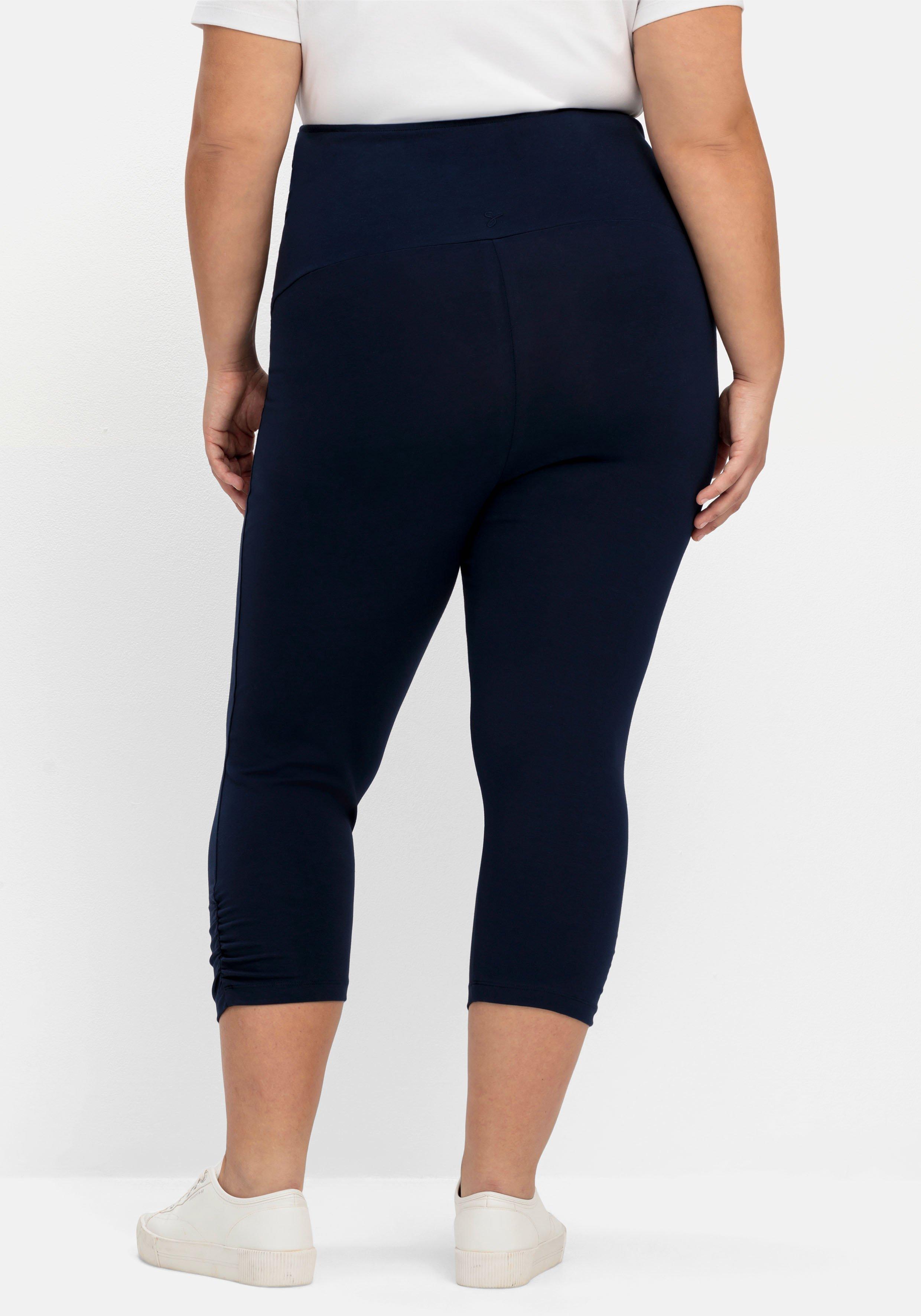 Umstands-Leggings in Caprilänge, mit Überbauchbund