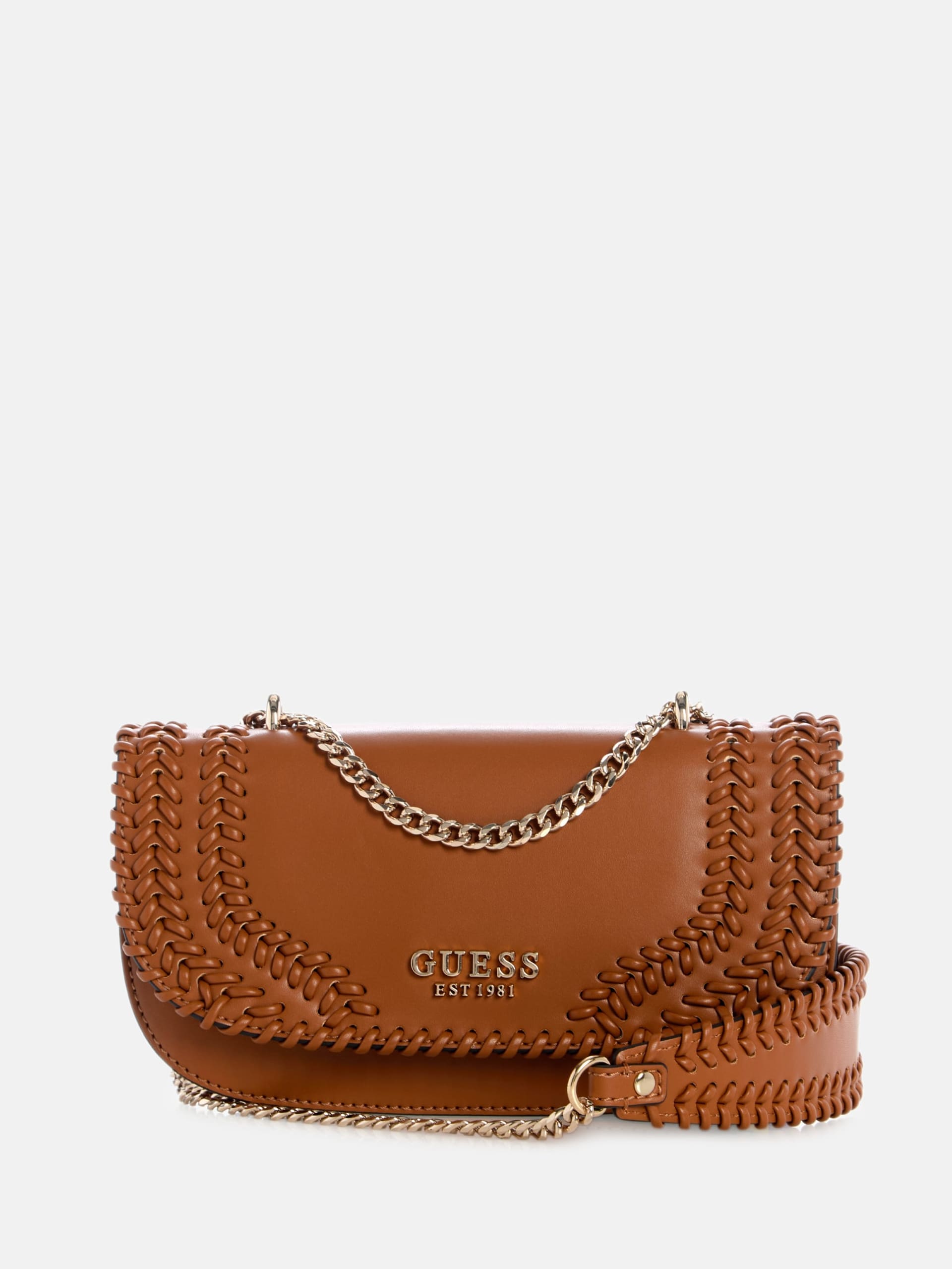 Bolsa transversal conversível Tatum com costura aparente