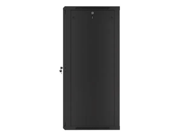Lanberg - Rack kabinet - vægmonterbar - sort, RAL 9004 - 27U - 19