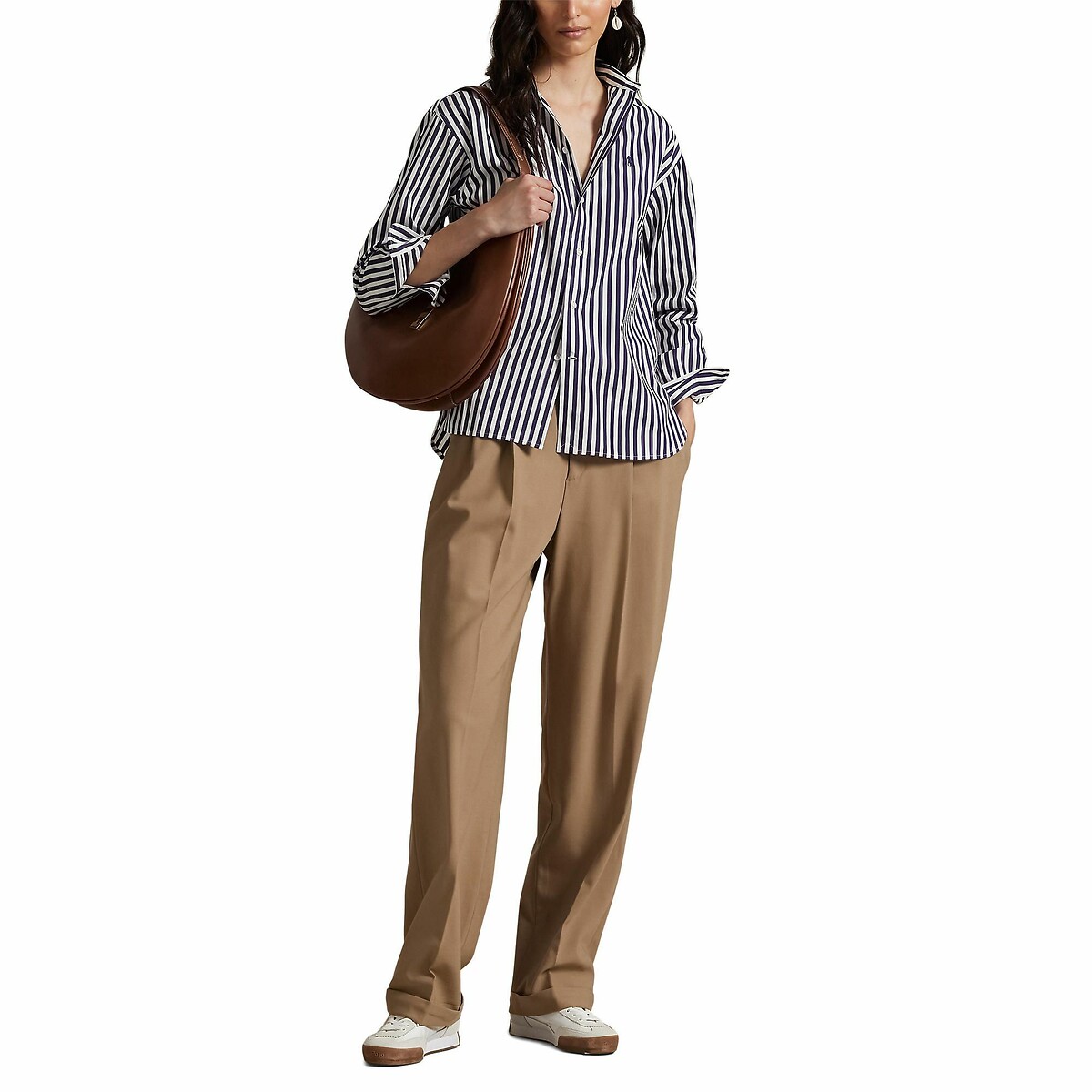 Camisa listrada de manga comprida POLO RALPH LAUREN